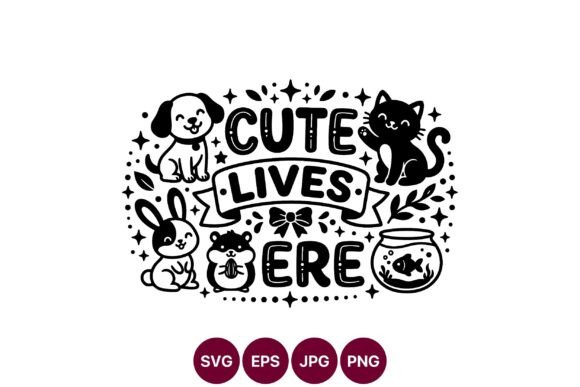 Adorable Cute Animal Clipart Set