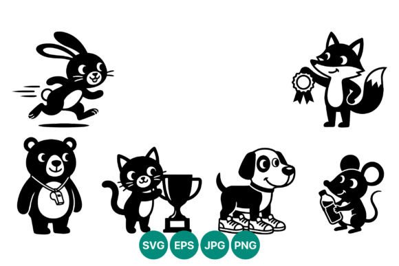 Cute Cartoon Animal Vector