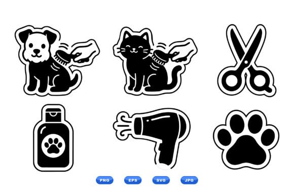 Pet Grooming Icon Pack Review