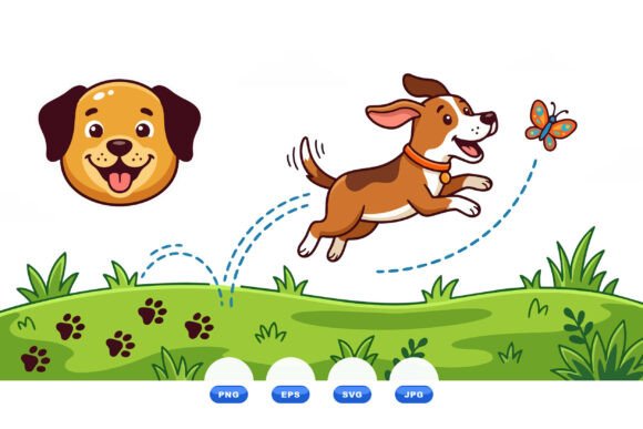 Playful Puppy Clipart Pack