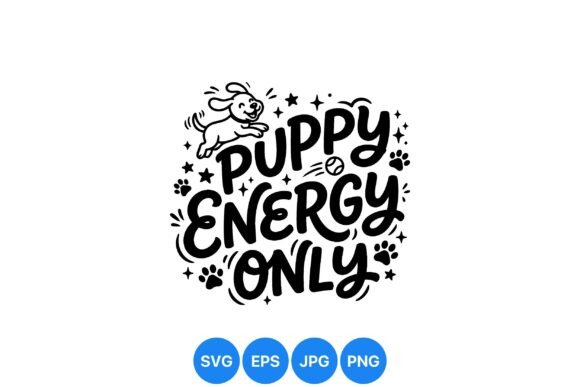 Puppy Energy Fun Typography